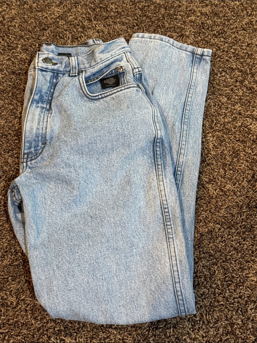 Harley-Davidson Light Blue High-Rise Women's Jeans